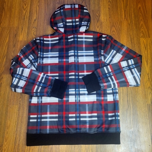 Men’s Large Firefly Striped Hoodie – Soft, Comfortable Fabric 100% Polyester A88 - Picture 7 of 9